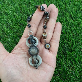 เพนดูลั่มวัชระหินอาเกต เพนดูลั่ม เพนดูลัม ลูกดิ่ง(Pendulum)อาเกต ดวงตาสวรรค์(Agate)