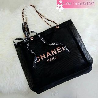 Chanel Shopping Bag With Chain &amp; Ribbin  ของแท้ ราคาถูก