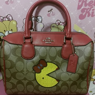 Coach หมอน9นิ้วแท้ซิปYkkสภาพใหม่กริ