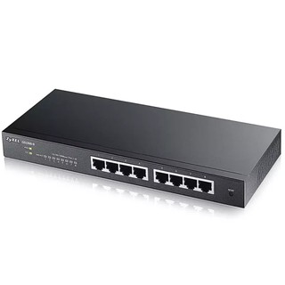 ZyXEL Fanless 8 Port GbE L2 Web Managed Desktop Switch GS1900-8 (Black)