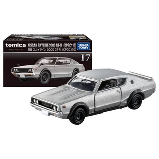 TOMICA PREMIUM TAKARA TOMY NISSAN SKYLINE 2000 GT-R (KPGC110) No.17 รถเหล็ก ของแท้