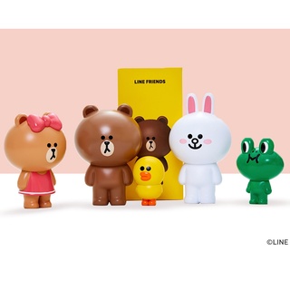 กล่องสุ่มโมเดลตุ๊กตาไลน์เฟรนด์ Line Friends Blind Box Random Doll Set Doll Creative Gift Birthday Gift