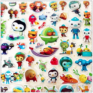 ❀ สติกเกอร์ ลายการ์ตูน The Octonauts Q-2 DIY สําหรับติดตกแต่ง ❀ สติกเกอร์ PVC รูปบับเบิ้ล 3D กันน้ํา สําหรับตกแต่งของเล่น 1 แผ่น