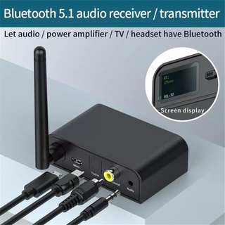 Bluetooth 5.1 Receiver SPDIF 3.5มม.AUX RCA Coaxial ไร้สายอะแดปเตอร์เสียงสำหรับโทรศัพท์มือถือแท็บเล็ตคอมพิวเตอร์ทีวี