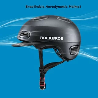 【TH Delivery】ROCKBROS หมวกกันน็อคจักรยาน Breton น้ำหนักเบา 275g หมวกสเก็ต/สกู๊ตเตอร์ สายรัดสะท้อนแสง ปรับขนาดได้ 57-62cm