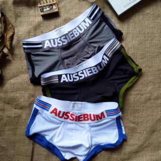 🔥🔥🔥🔥กางเกงในชาย AUSSIEBUM ทรงTrunk ผ้าตาข่าย