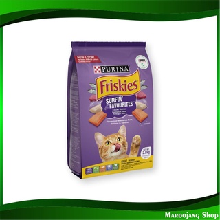 อาหารแมว เซิร์ฟฟิง เฟเวอริส 3 กก ฟริสกี้ส์ Friskies Cat Food Surfin Turfin อาหารสำหรับแมว อาหารสัตว์ อาหารสัตว์เลี้ยง