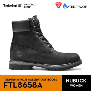 TIMBERLAND WOMENS 6 INCH PREMIUM WATERPROOF BOOTS รองเท้าบูทหญิง (FTL8658A)