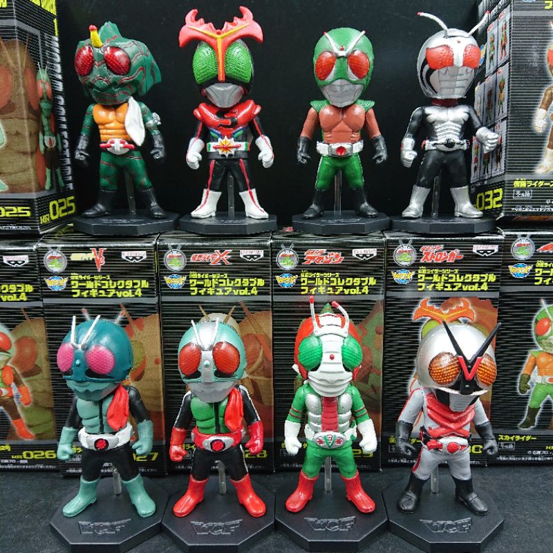 โมเดล Kamen Rider WCF ไอ้มดแดง โชวะ V1 ถึง V9 มี 8 แบบ งานสวยสุดยอด ละเอียดเนี้ยบมาก มาพร้อมกล่องใส่