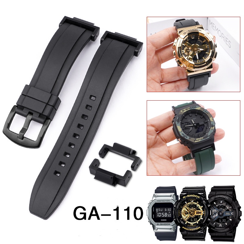 สายนาฬิกาข้อมือยางฟลูออรีน สําหรับ Casio G-Shock DW-5600 5610 GA-110 400 700 2100 GD-100 110 120 6900 GW-M5610 16-22 มม.