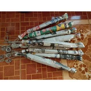 เบ็ดดักตุ่นมาตรฐาน 5 ข้อ 20 ตะขอ ยาว 55 ซม. 3 เส้น 135 บาท