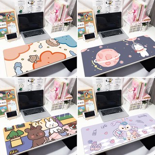 แผ่นรองเม้าส์ ที่รองเมาส์ แผ่นรองเม้าส์ ขนาดใหญ่ Mouse Pad การ์ตูน แผ่นรองเม้า กันลื่น ลายน่ารัก ซักได้ หลายลาย ขนาดต่าง