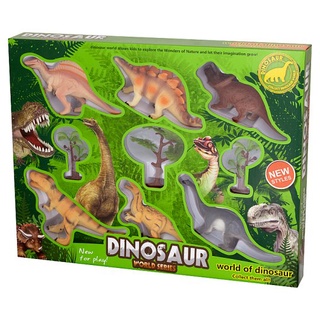 🚚💨พร้อมส่ง!! ชุดของเล่น ไดโนเสาร์ เวิล์ด ซีรียส์ 1 ชุด Dinosaur World Series Toy Set 1 Set