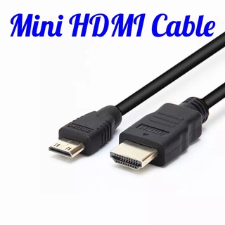 Mini HDMI To HDMI Cable รุ่น1.4อะแดปเตอร์ความเร็วสูง1080P 3D สำหรับโปรเจคเตอร์ HDTV TV กล้องเครื่องบินสาธารณะสาธารณะ