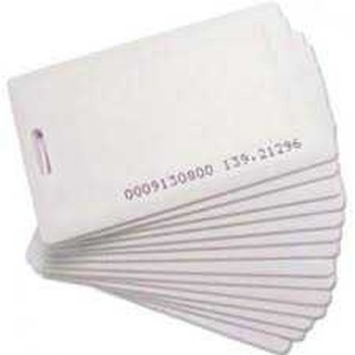 keycard บัตรทาบ บัตรหนา   RFIDCard Proximity Card125 KHz แบบหนา 1.8mm