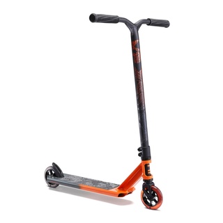 สกู๊ตเตอร์ฟรีสไตล์ สกู๊ตเตอร์ สกู๊ตเตอร์ขาไถ สีส้ม OXELO Stunt Scooter MF520 - Burning