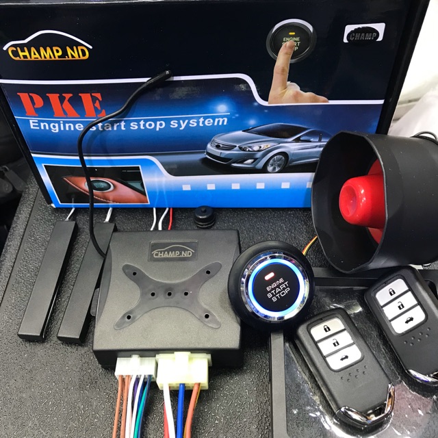 ชุดระบบpush start+ รีโมทสมาร์ทคีย์ตรงรุ่นรถ ฮอนด้า