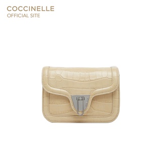 COCCINELLE MARVIN TWIST CROCO SHINY SOFT Handbag 120101 กระเป๋าสะพายผู้หญิง