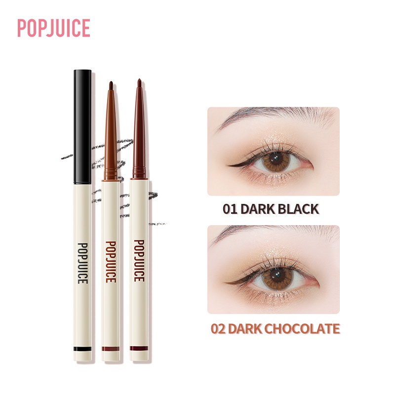 Popjuice ปากกาอายไลเนอร์เจล กันน้ํา แห้งเร็ว กันเหงื่อ ติดทนนาน