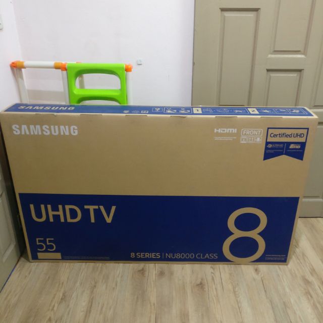 【เฉพาะเชียงใหม่】UHD 4K HDR Samsung 55 นิ้ว UA55NU8000KAXXT 【มือ 2】เครื่อง DEMO