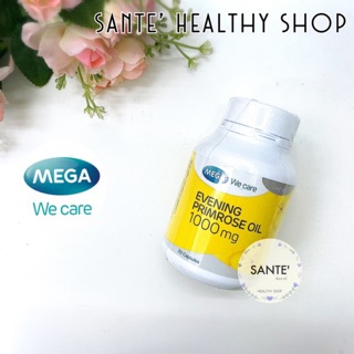 Vistra and Mega we care Evening Primrose Oil 1000 mg Plus Vitamin E