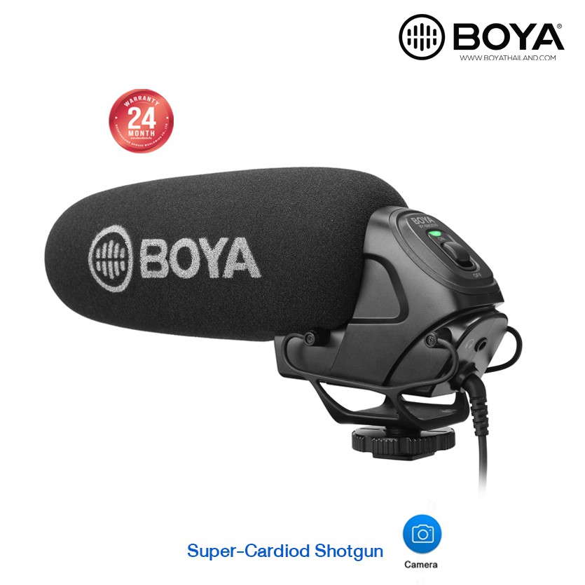 [ไมค์โครโฟน]Boya Mic. BY-BM3030 On-Camera Supercardioid Shotgun Microphone