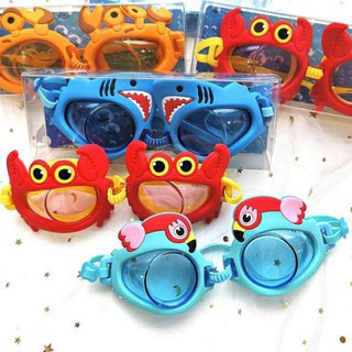 Swimming goggles Animal แว่นตาว่ายน้ำซิลิโคนลายสัตว์แฟนซี