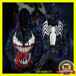 HOODIES MEN VENOM SPIDERMAN MARVEL PS4 PREMIUM D04 325d