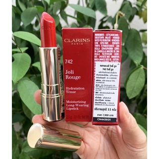 ลิปสติก Clarins Joli Rouge Velvet Lip 3.5g. สี 742