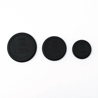 LIDS BLACK (SILICONE) FOR WECK / ฝาซิลิโคนสีดำสำหรับขวดโหล WECK