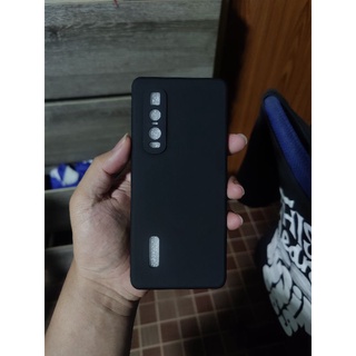 พร้อมส่งจากไทย เคส OPPO findx2 pro แบบเว้นช่องโลโก้ บุกำมะหยี่