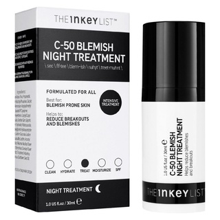 พร้อมส่ง THE INKEY LIST C-50 blemish night treatment 30ml c50