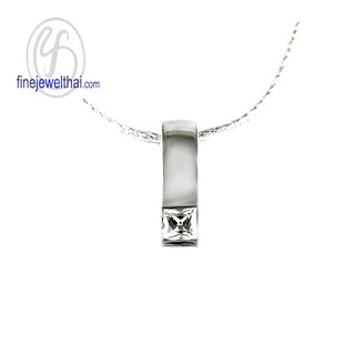 Finejewelthai จี้เงิน จี้เพชร เพชรสังเคราะห์ เงินแท้ / Diamond CZ-Silver925-Pandent - P1118cz