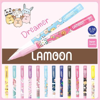 ปากกาลูกลื่น แบบกด Lamoon ลายการ์ตูน น่ารักๆ ลิขสิทธิ์แท้ ญี่ปุ่น 1/ด้าม