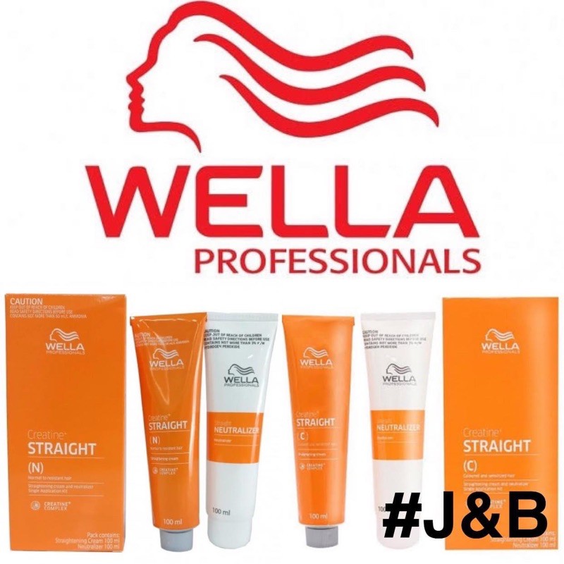 Wella Streaighten IT  ครีมยืดผมเวลล่า ผมตรงยาวนานไม่แห้งเสีย มี2 สูตร