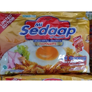 Mi SEDAAP حلال  Mi Goreng AYAM BAWANG GORENG 92g x 5 Sacks