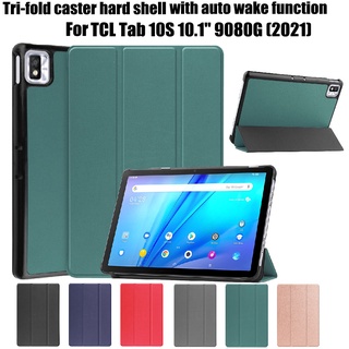 TCL Tab 10S Case 10.1 9080G Tablet Cover PU Leather Case with autp wake function Stand Flip Case for Tcl 10S tablet case