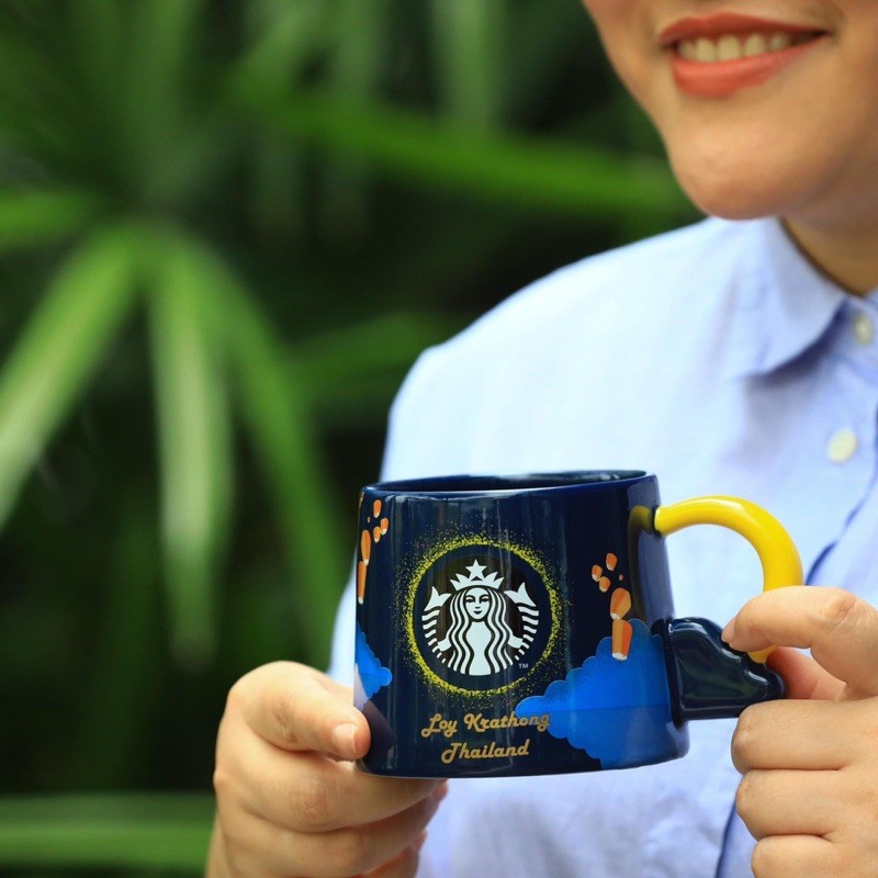 Starbucks mug 12 oz loykrathong collection