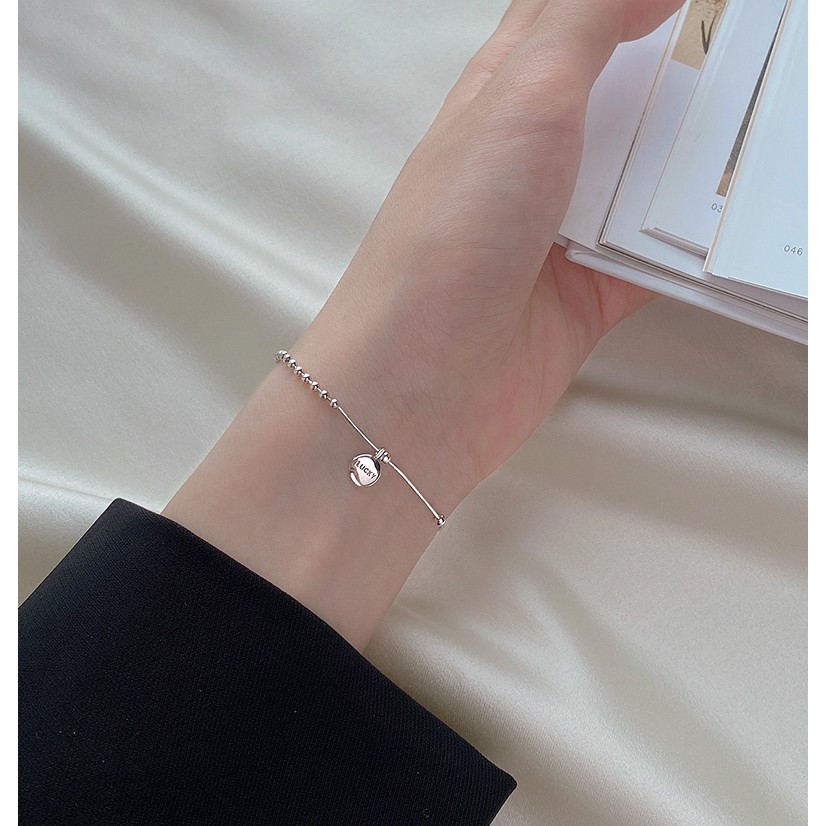 สร้อยข้อมือ สร้อย สร้อยเงิน 925 Mini Lucky เครื่องประดับแฟชั่น สร้อยข้อมือโชคดี สร้อยข้อมือแฟชั่น ❤สินค้าพร้อมส่ง❤