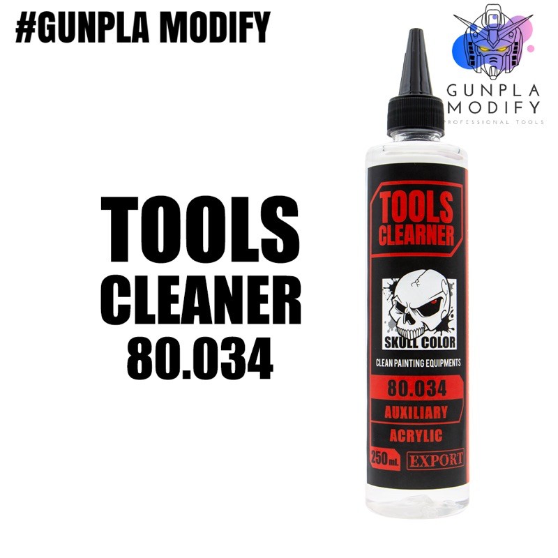 SKULL COLOR น้ำยาทำความสะอาดอุปกรณ์ Tools Cleaner 250 ml