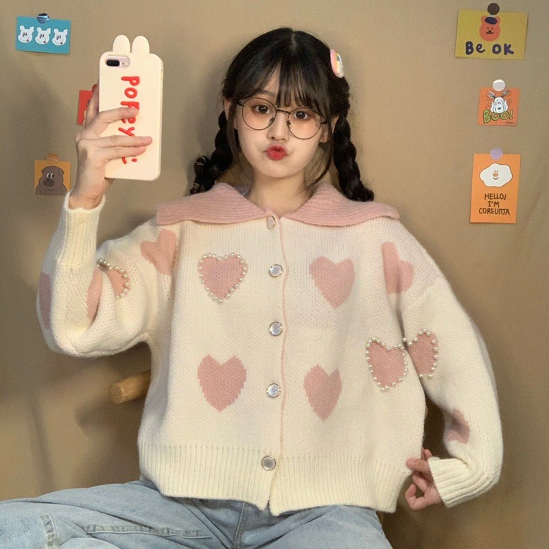 ♥️พร้อมส่ง ♥️เสื้อกันหนาวไหมพรม เสื้อกันหนาวสวยๆสไตส์เกาหลีราคาถูก พร้อมส่งในไทย🇹🇭