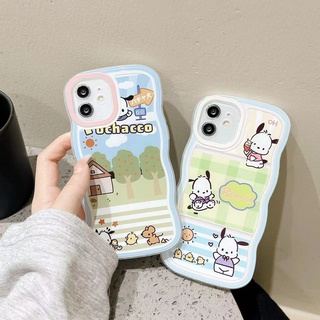 เคส POCO M3 Pro POCO M3 POCO X3 POCO X3 Pro POCO X3 NFC POCO F3 POCO M4 Pro POCO X4 Pro รูปคลื่นโทรศัพท์มือถือเคสการ์ตูน Pacha Dog โทรศัพท์มือถือ