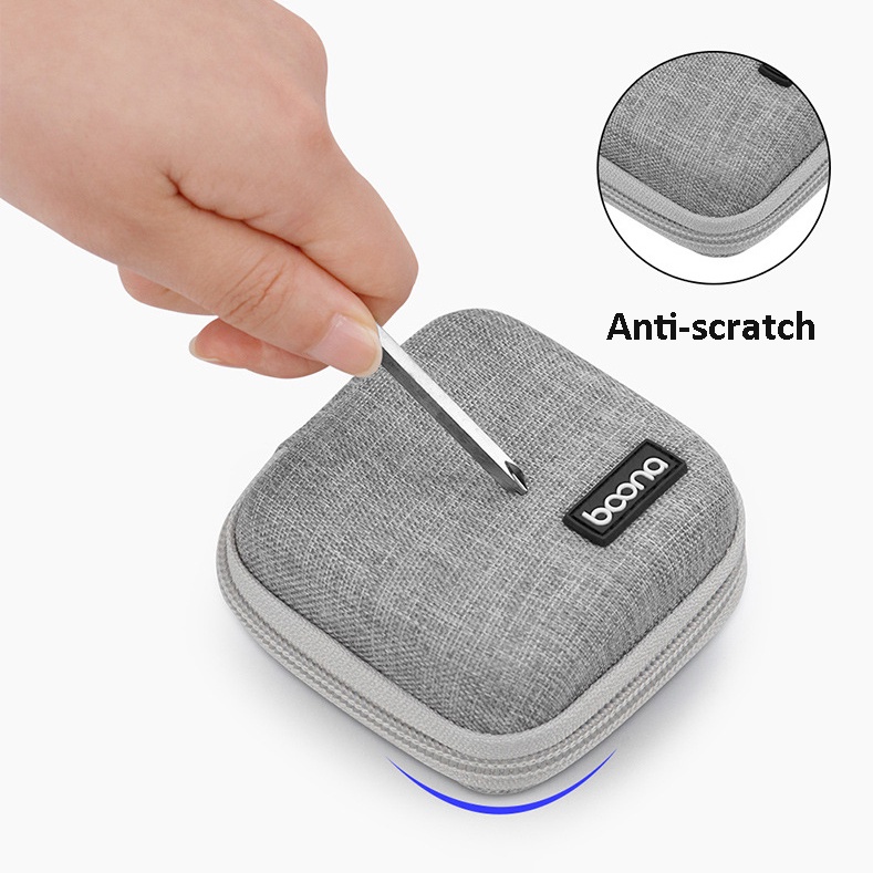 กระเป๋าเคส EVA แบบแข็ง ขนาดเล็ก สําหรับจัดเก็บสายข้อมูล สายชาร์จ กุญแจ อุปกรณ์อิเล็กทรอนิกส์ - รูปที่ 7