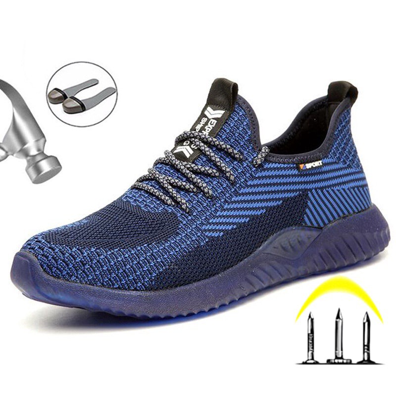 รองเท้าผู้ชาย รองเท้าเพื่อความปลอดภัย สำหรับสวมใส่ทำงาน size 36-47