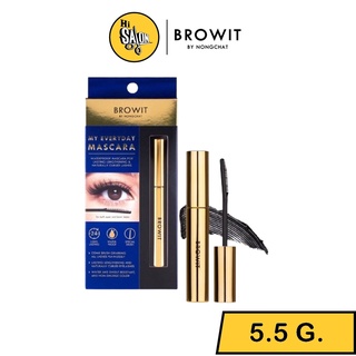 Browit My Everyday Mascara 5.5g. #Endless Night บราวอิท น้องฉัตร มาสคาร่าแปรงหวีสูตรกันน้ำ