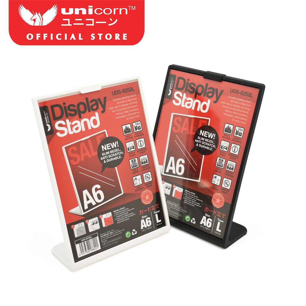 UDS-6252L L SHAPE DISPLAY STAND A6