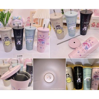 แก้วสแตนเลสเก็บความร้อน-เย็น💕💕ลายการ์ตูนน่ารักมาก👍👍มีสีดำ,ฟ้า,ครีม,ชมพู💕พร้อมส่งค่ะ👍👍
