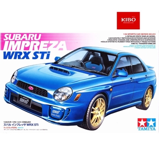 โมเดลรถยนต์ซุบารุจำลอง 24231 TAMIYA Subaru Impreza WRX Sti 1/24