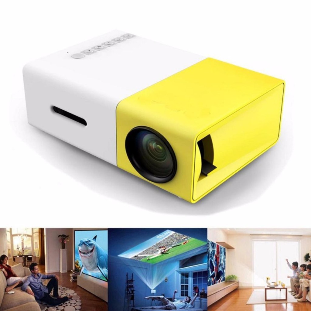 YG300 Mini Projector By Mastersat มินิโปรเจคเตอร์ขนาดพก LED Projector รองรับ USB/SD/AV/HDMI ราคาประห
