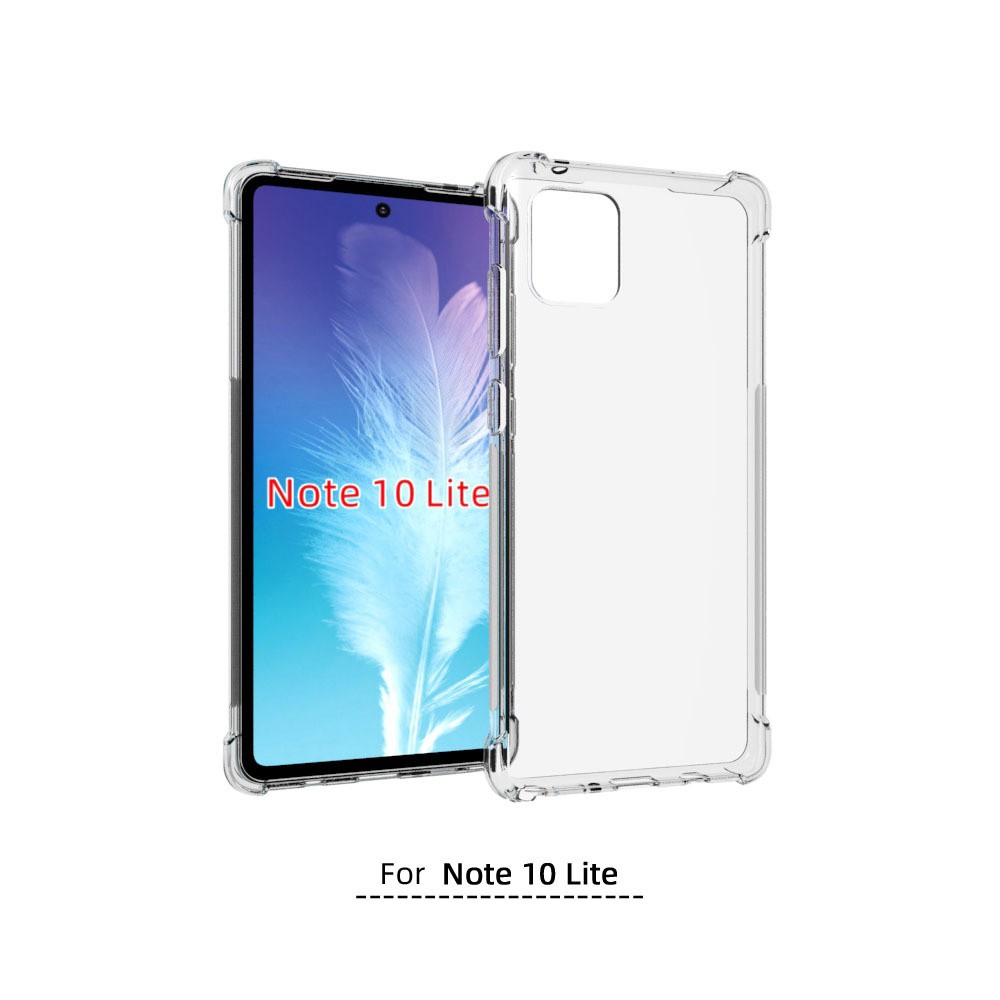 เคส Samsung Galaxy Note 10 Lite แบบ TPU ใสเสริมขอบและมุมกันกระแทก